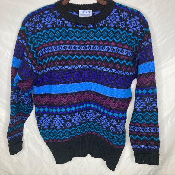 meister Sweaters - Meister amazing VTG wool Aztec sweater